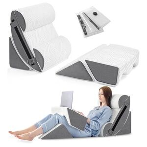 6pcs Orthopedic Bed Wedge Pillow Set for Sleeping, Post Surgery